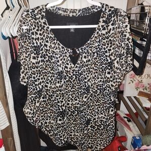 Alyx leapord print top 1x